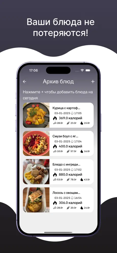 Архив блюд в EDA.AI